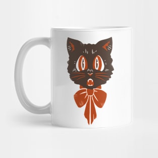 Halloween Scaredy Cat Vintage Inspired Mug